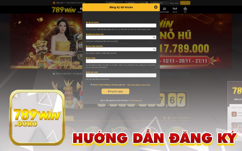Hướng dẫn đăng ký